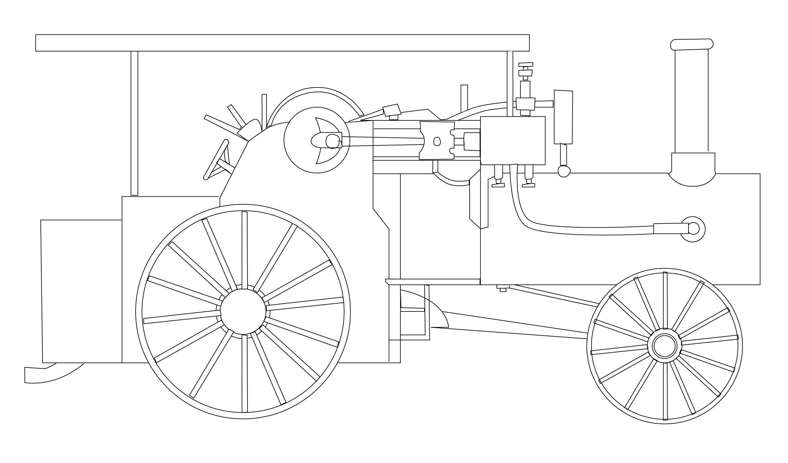 Steam Machine Drawing Part SteamEngineDrawing – Wander Artist & Tabula Rasa Studio