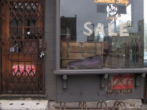 a storefront that caught my eye on our walk around Brooklyn