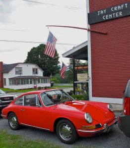 a cool 1967 Porsche at Jay Craft Center