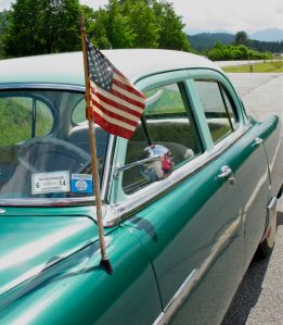 this awesome car was found after the parade parked on a country road