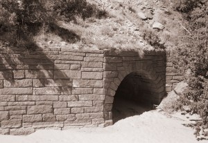 STONE-FACED BOX CULVERT