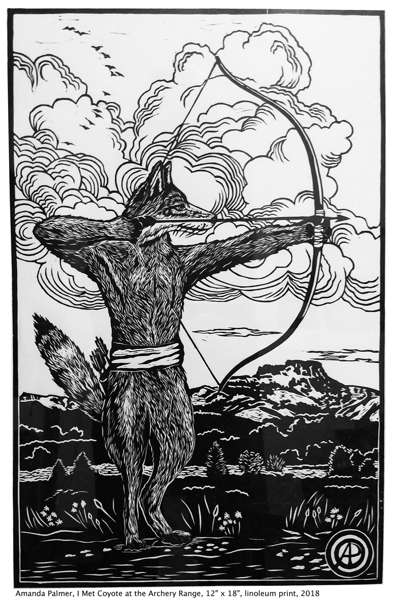 I Met Coyote at the Archery Range